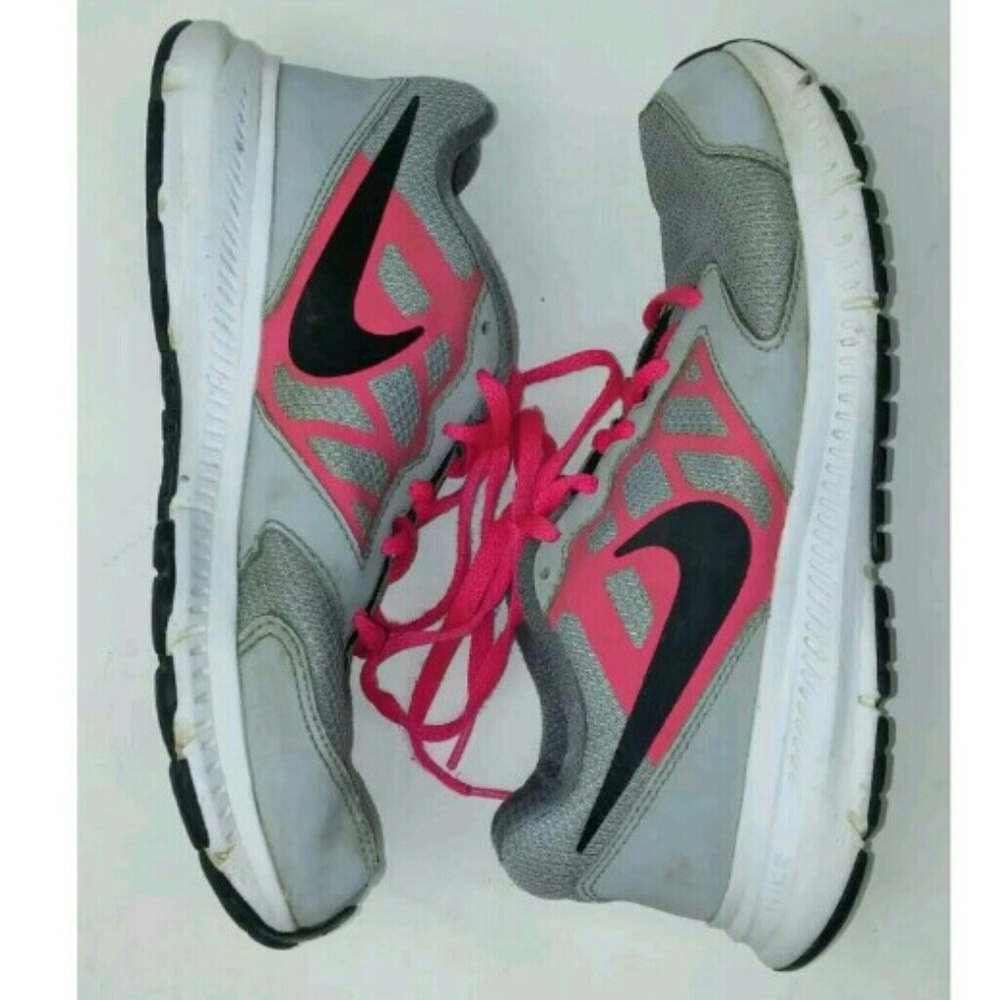 Nike Downshift 685167-007 Gray Pink Sneakers - Picture 5 of 8